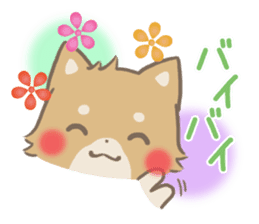 mild-fluffy-Shiba-inu -spring&summer- sticker #10906702