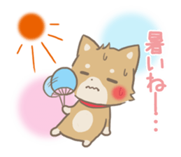 mild-fluffy-Shiba-inu -spring&summer- sticker #10906716