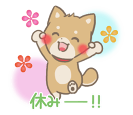 mild-fluffy-Shiba-inu -spring&summer- sticker #10906730