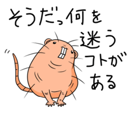 Flag sticker of HADAKAGEBANEZUMI sticker #10906857