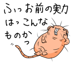 Flag sticker of HADAKAGEBANEZUMI sticker #10906870