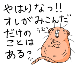 Flag sticker of HADAKAGEBANEZUMI sticker #10906872