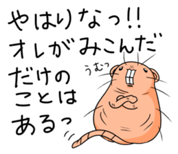 Flag sticker of HADAKAGEBANEZUMI sticker #10906872