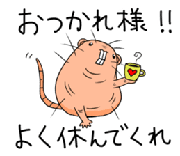 Flag sticker of HADAKAGEBANEZUMI sticker #10906873