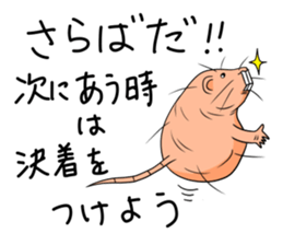 Flag sticker of HADAKAGEBANEZUMI sticker #10906876