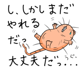 Flag sticker of HADAKAGEBANEZUMI sticker #10906884