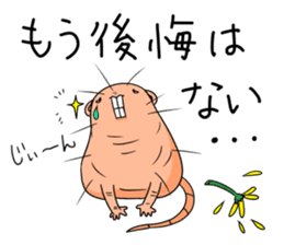 Flag sticker of HADAKAGEBANEZUMI sticker #10906887