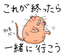 Flag sticker of HADAKAGEBANEZUMI sticker #10906888