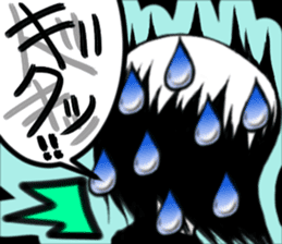 Girl (or an older sister) comics style 2 sticker #10907011