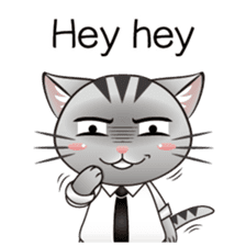 Nite Cat-Busy at work sticker #10907076