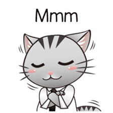 Nite Cat-Busy at work sticker #10907077