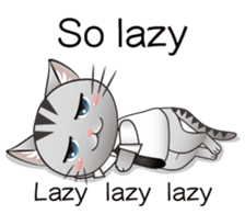 Nite Cat-Busy at work sticker #10907082