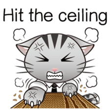 Nite Cat-Busy at work sticker #10907093