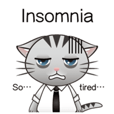 Nite Cat-Busy at work sticker #10907095