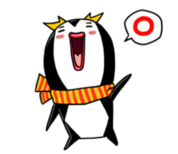 King is Royal penguins sticker #10908178
