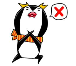 King is Royal penguins sticker #10908179