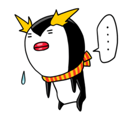 King is Royal penguins sticker #10908186