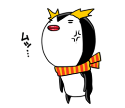 King is Royal penguins sticker #10908191
