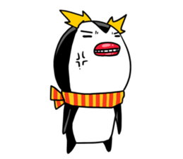 King is Royal penguins sticker #10908192