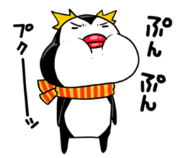King is Royal penguins sticker #10908193
