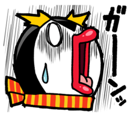 King is Royal penguins sticker #10908196