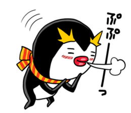King is Royal penguins sticker #10908203