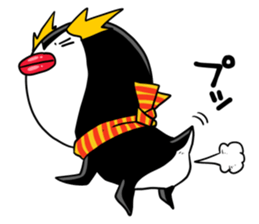 King is Royal penguins sticker #10908210
