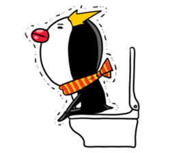 King is Royal penguins sticker #10908215