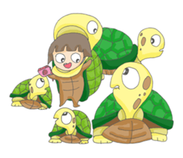 Little Dragon Gril sticker #10908617