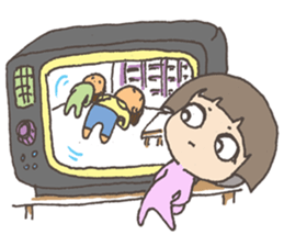 Little Dragon Gril sticker #10908618