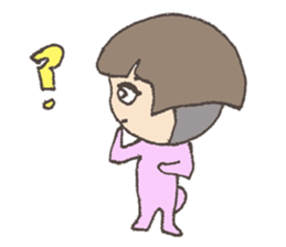 Little Dragon Gril sticker #10908620