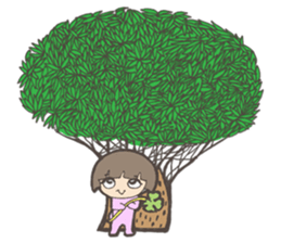 Little Dragon Gril sticker #10908621