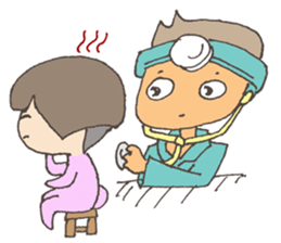 Little Dragon Gril sticker #10908623