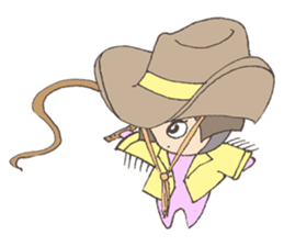 Little Dragon Gril sticker #10908625