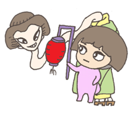 Little Dragon Gril sticker #10908628