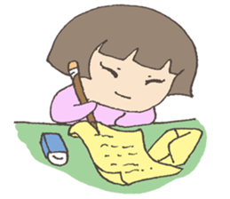 Little Dragon Gril sticker #10908630