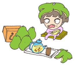 Little Dragon Gril sticker #10908633