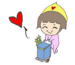 Little Dragon Gril sticker #10908638