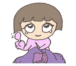 Little Dragon Gril sticker #10908645