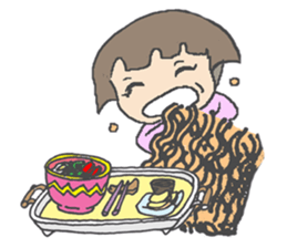 Little Dragon Gril sticker #10908647