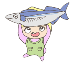 Little Dragon Gril sticker #10908650