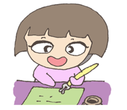 Little Dragon Gril sticker #10908651