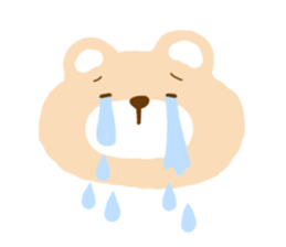 Cute bear no outline sticker #10908802