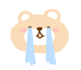 Cute bear no outline sticker #10908807