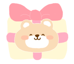 Cute bear no outline sticker #10908815