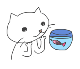 Weirdo Cat sticker #10909384