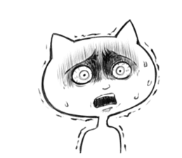 Eccentric Cat sticker #10909594