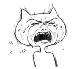 Eccentric Cat sticker #10909597