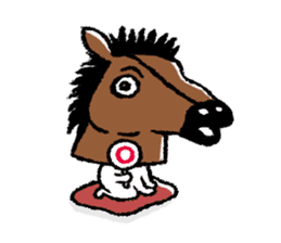 The Horse. sticker #10909741