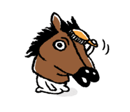 The Horse. sticker #10909745